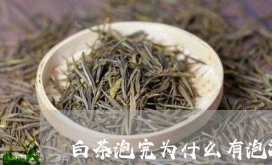 白茶泡完为什么有泡沫/2023100688279