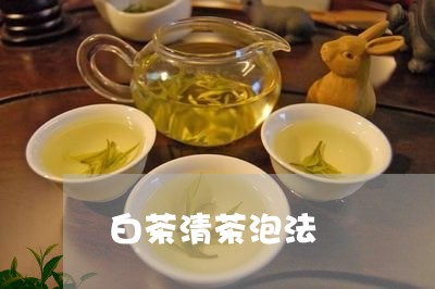 白茶清茶泡法/2023052093606