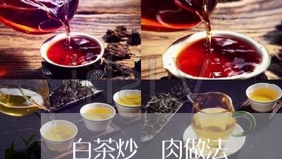 白茶炒廋肉做法/2023060525140