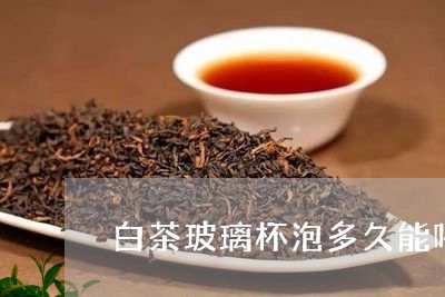 白茶玻璃杯泡多久能喝/2023100681605