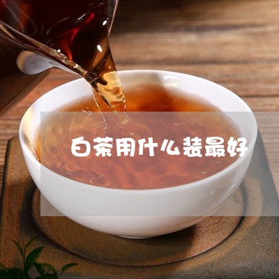 白茶用什么装最好/2023080294859