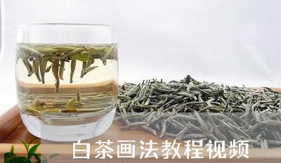 白茶画法教程视频/2023080230404