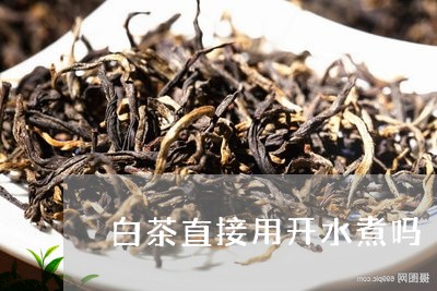 白茶直接用开水煮吗/2023072468493