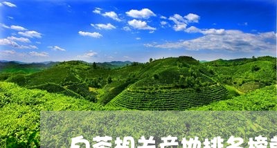 白茶相关产地排名榜前十名/2023110837161