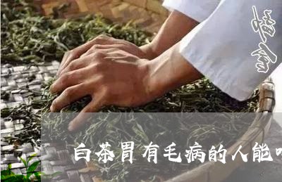 白茶胃有毛病的人能喝吗/2023110180514