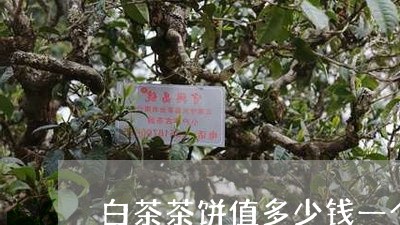 白茶茶饼值多少钱一个合适/2023110803837