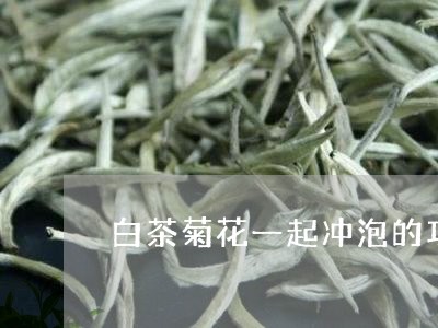 白茶菊花一起冲泡的功效/2023110175726