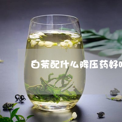 白茶配什么降压药好喝/2023100715848