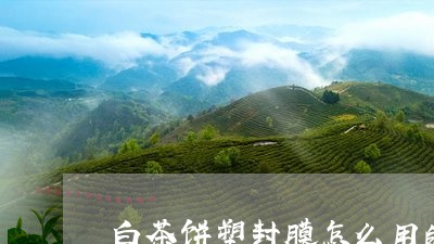 白茶饼塑封膜怎么用的/2023100760926