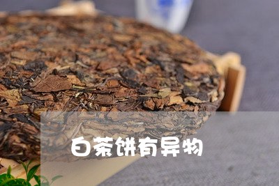 白茶饼有异物/2023052216258