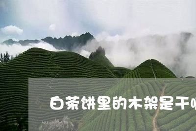 白茶饼里的木架是干嘛用的/2023110763726