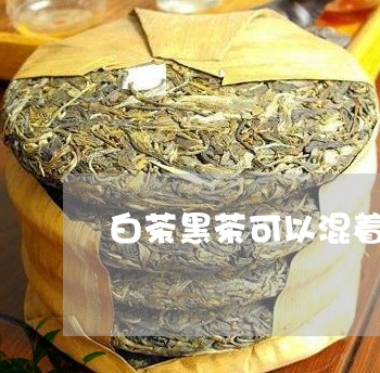 白茶黑茶可以混着喝嘛/2023100763594