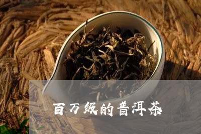 百万级的普洱茶/2023081860494