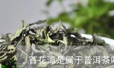 百花潭是属于普洱茶吗/2023062822592