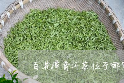 百花潭普洱茶位于哪里/2023092762728