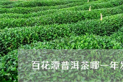 百花潭普洱茶哪一年发现的/2023121847459