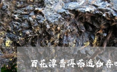 百花潭普洱茶适合存吗/2023061461683