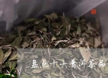 盘点十大普洱茶品种排名/2023081634059