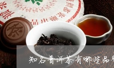 知名普洱茶有哪些品牌的/2023121870515