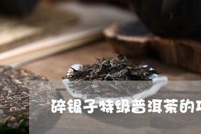 碎银子特级普洱茶的功效/2023082403838