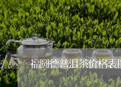 福圆德普洱茶价格表图片及价格/2023121895170