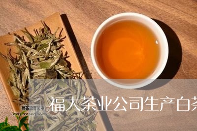 福大茶业公司生产白茶品牌/2023110984828