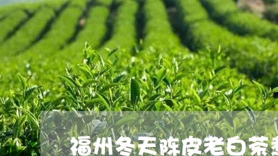 福州冬天陈皮老白茶煮茶/2023110246292