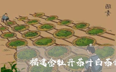 福建金牡丹茶叶白茶价格/2023092232814