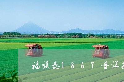 福顺泰1867普洱茶膏多少钱/2023052967360