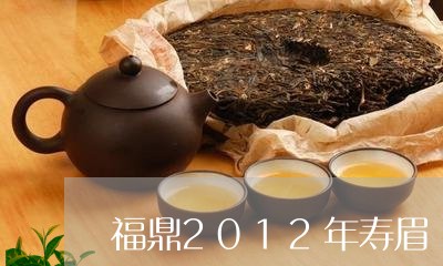 福鼎2012年寿眉/2023120557615