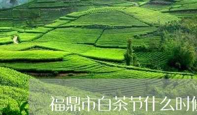 福鼎市白茶节什么时候/2023120703804