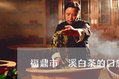 福鼎市磻溪白茶的口感/2023091537049