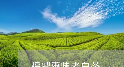 福鼎枣味老白茶/2023112581624