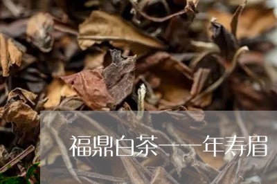 福鼎白茶一一年寿眉/2023120368461