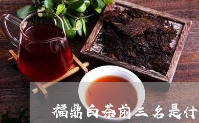 福鼎白茶前三名是什么/2023091502936