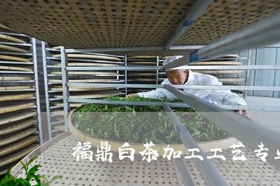 福鼎白茶加工工艺专业/2023120741614