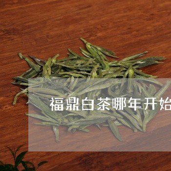 福鼎白茶哪年开始压沱茶/2023092205272