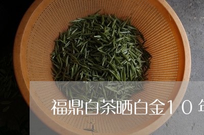 福鼎白茶晒白金10年/2023091685158