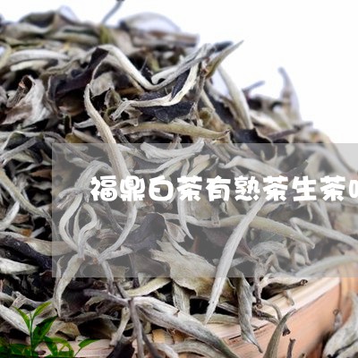 福鼎白茶有熟茶生茶吗/2023120782816