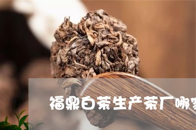 福鼎白茶生产茶厂哪家好喝/2023041714249