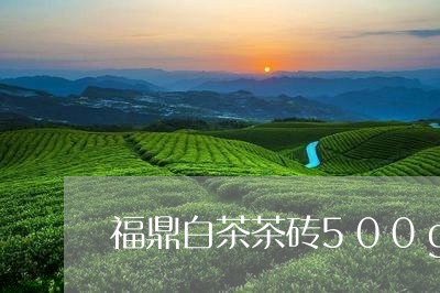 福鼎白茶茶砖500g/2023120853130