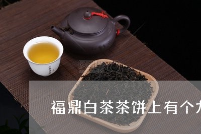 福鼎白茶茶饼上有个九字/2023062926169