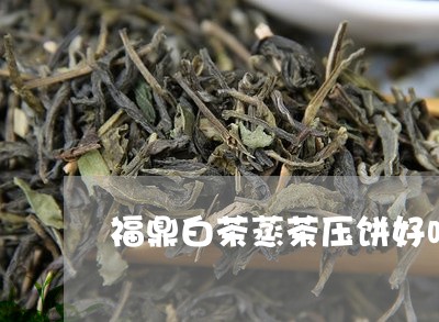 福鼎白茶蒸茶压饼好吗/2023091576830