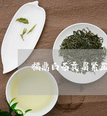 福鼎白茶贡眉紧压茶价格/2023092550925