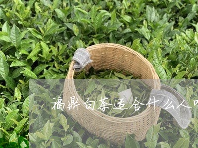 福鼎白茶适合什么人喝/2023092065930