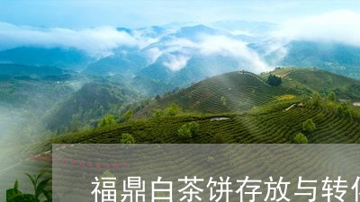 福鼎白茶饼存放与转化/2023120770493