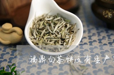 福鼎白茶饼没有生产日期/2023092207692