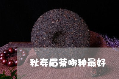 秋寿眉茶哪种最好/2023090862725