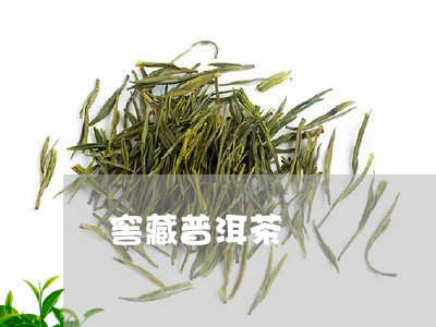 窖藏普洱茶/2023090588371