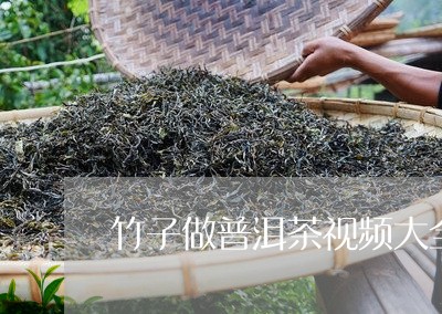 竹子做普洱茶视频大全集/2023121827413